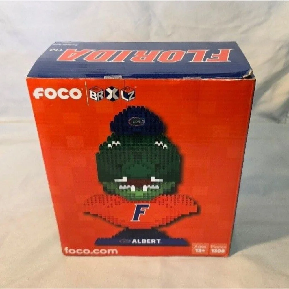 FOCO BRXLZ Albert Florida Gators 3D Puzzle Mascot Bust Building Blocks